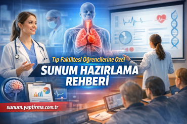 Medical students and doctors in a high-tech classroom with a holographic torso showing lungs and heart, presenting data on a large screen.