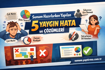Sunum Hazırlarken Yapılan 5 Yaygın Hata ve Çözümleri