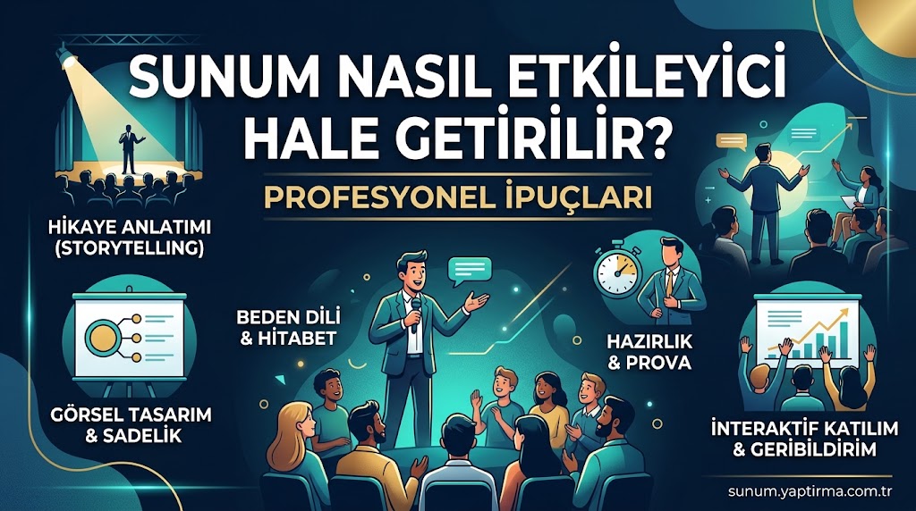 Makale hakkında daha fazla bilgi edinin Sunum Nasıl Etkileyici Hale Getirilir? Profesyonel İpuçları