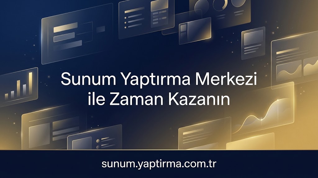 Makale hakkında daha fazla bilgi edinin Sunum Yaptırma Merkezi ile Zaman Kazanın