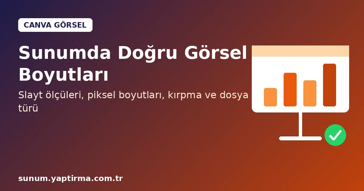 Canva sunumlarında doğru görsel boyutları rehberi